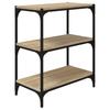 Bookshelf Sonoma Oak 60 x 33 x 70.5 cm Engineered Wood and Steel