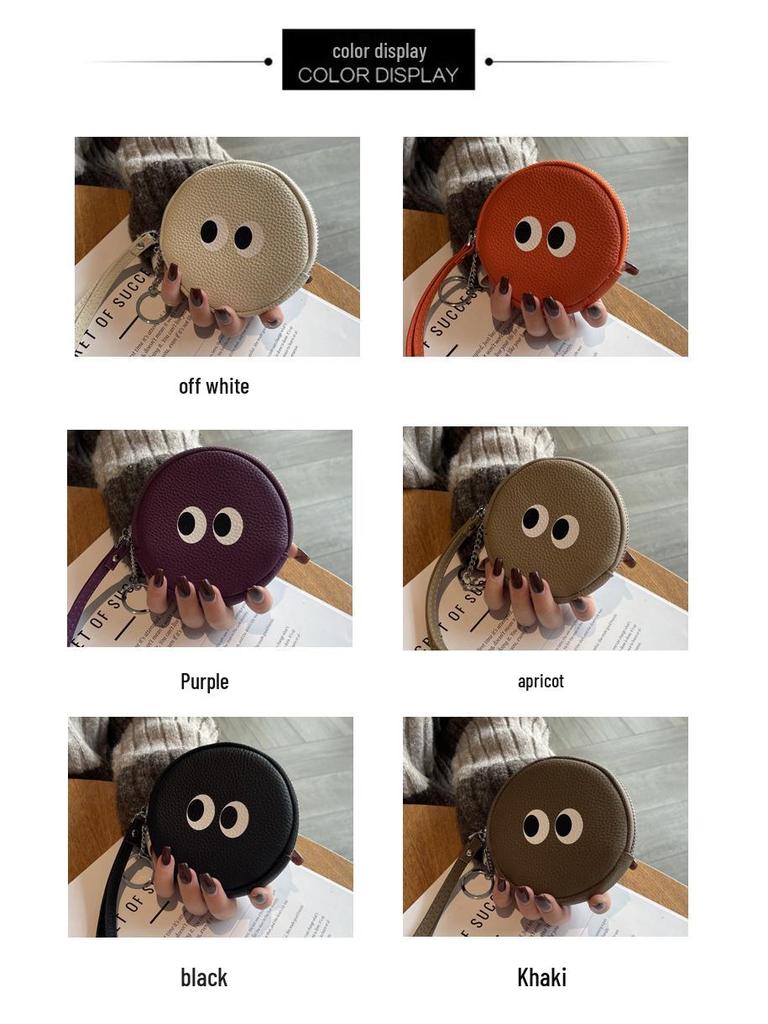 2025 Cute Cartoon Women's Genuine Leather Mini Coin Purse - Top Layer Cowhide Design