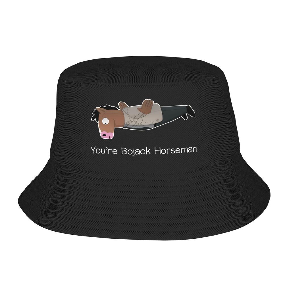 Streetwear Youre Bojacks horseUnisexs Bucket Hat For Women Lightweight FisherUnisex Hat Cap Vocation Cap