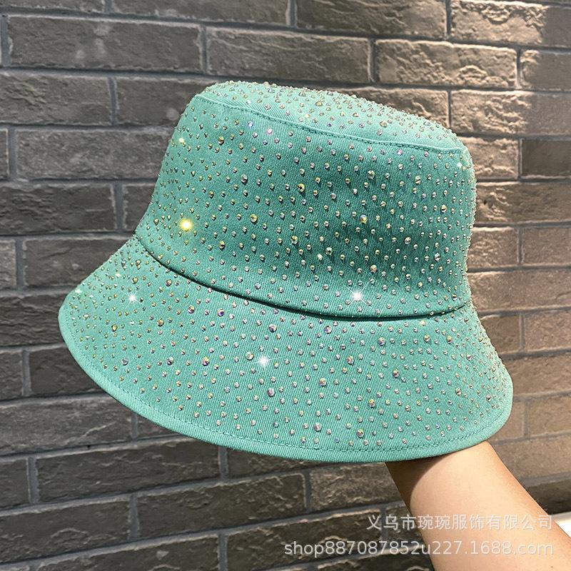 Autumn New Gypsy Fisherman Hat Children's Fashion Hot Diamond Foldable Shade Basin Hat Outdoor Leisure Shade Hat