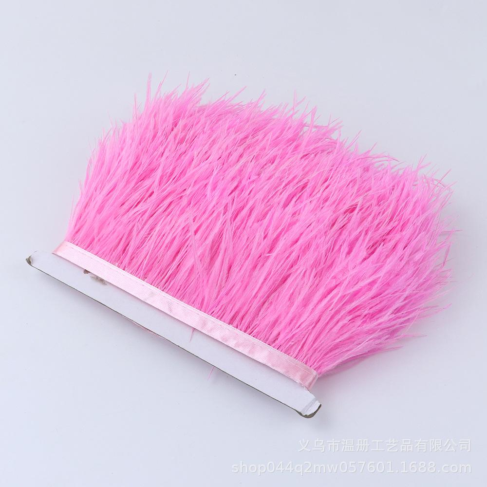 8-10Cm Ostrich Hair Cloth Edge Various Colors Optional Feather Lace Clothing Earrings Diy Decoration