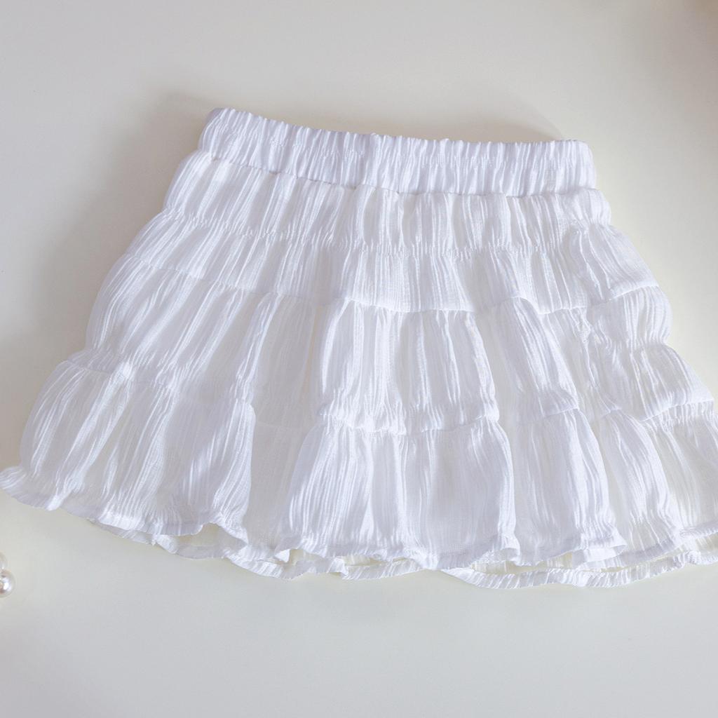 Girls' Set Summer Children's Short Sleeved Top Baby Summer Fashion Half Skirt Two Piece Set
