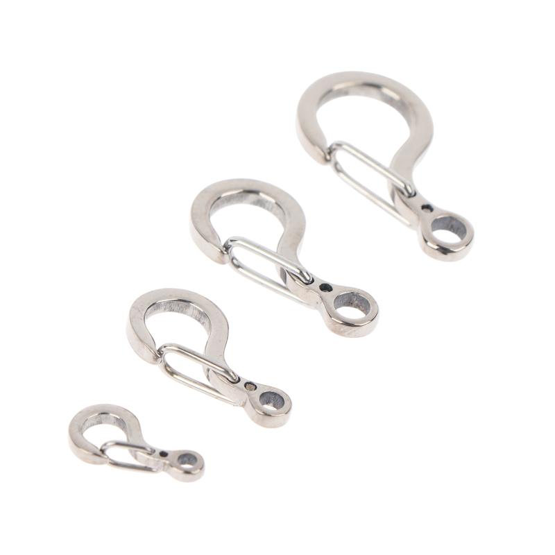 1/2Pcs Small Size Key Chain Buckle Spring Buckle Outdoor Edc Tool Keyring Accessories Titanium Alloy