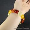 Handmade Colorful Ethnic Style Retro Natural Amber Beaded Bracelet