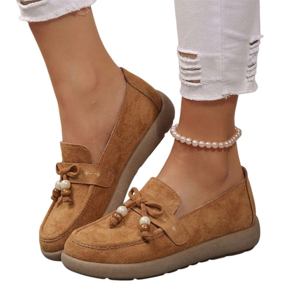 Women's Casual Loafers Walking Shoes Slip On Moccasins Soft Sole Lightweight Comfortable Footwear for Daily Use