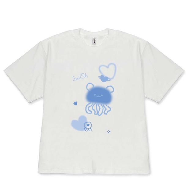 

Cute Funny Jellyfish Cartoon Graphic TShirt for Teen Boys Girls Women Versatile Casual Short Sleeve Novelty Tee Shirt for Youth S