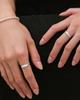 Anotherlayer Little Dome Ring Large - Silver (Glossy, Matt)