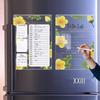 Clear Magnetic Acrylic Weekly Planner Erasable Fridge Message Board