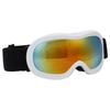 Gogle narciarskie i snowboardowe dla dzieci, soczewki dwuwarstwowe, ochrona przed zaparowaniem i promieniowaniem UV, gogle narciarskie(Biały )