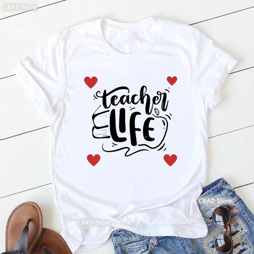 Hot Selling Women's Top Hot Selling Love Personality Pattern Printed Short-sleeved T-shirt Women Summer polyester fabric