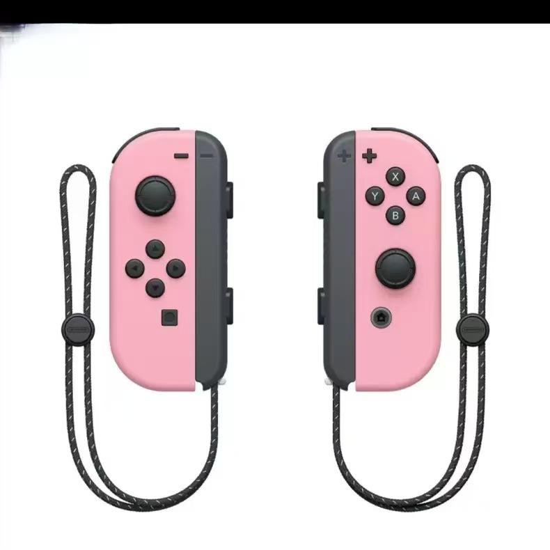 Wireless Bluetooth Joy-Con Controllers with Wake-Up Feature and Wrist Strap, Left and Right Separately for Switch