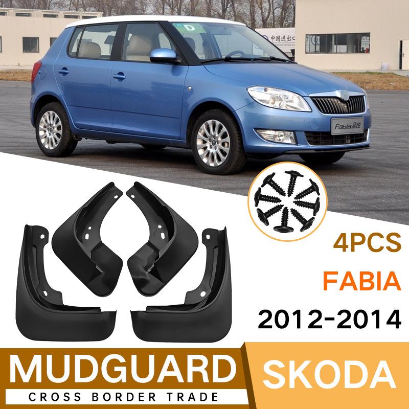 Mud Flaps For SKODA Fabia 2012-2014  MudFlaps Front Rear Fender Car 12-14
