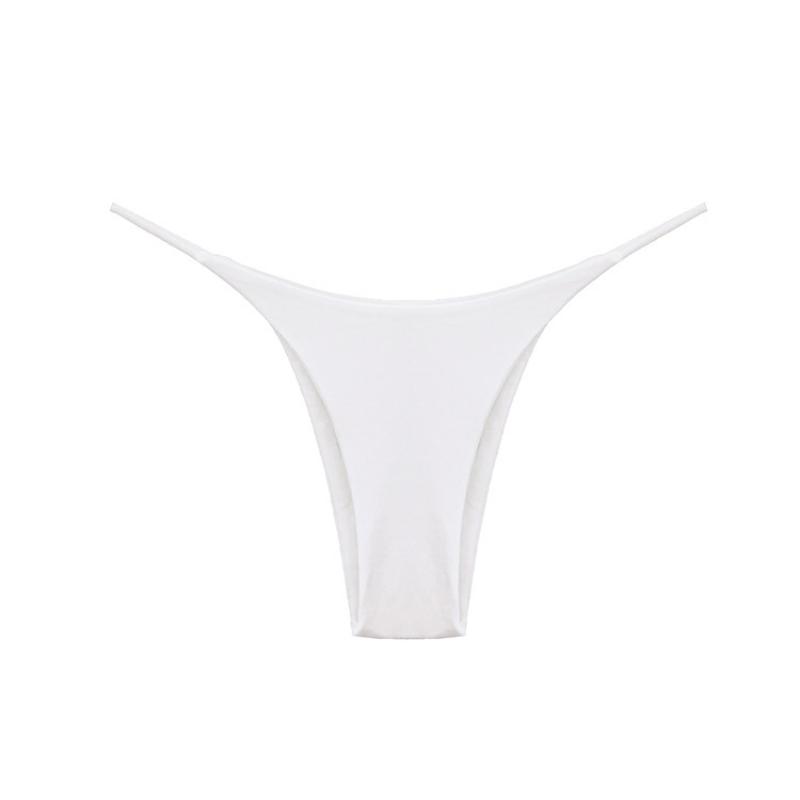 Double Layer Thin Belt Sexy Half Wrap Buttocks Pants Low Waisted Pure Cotton Women's T-shaped Underwear