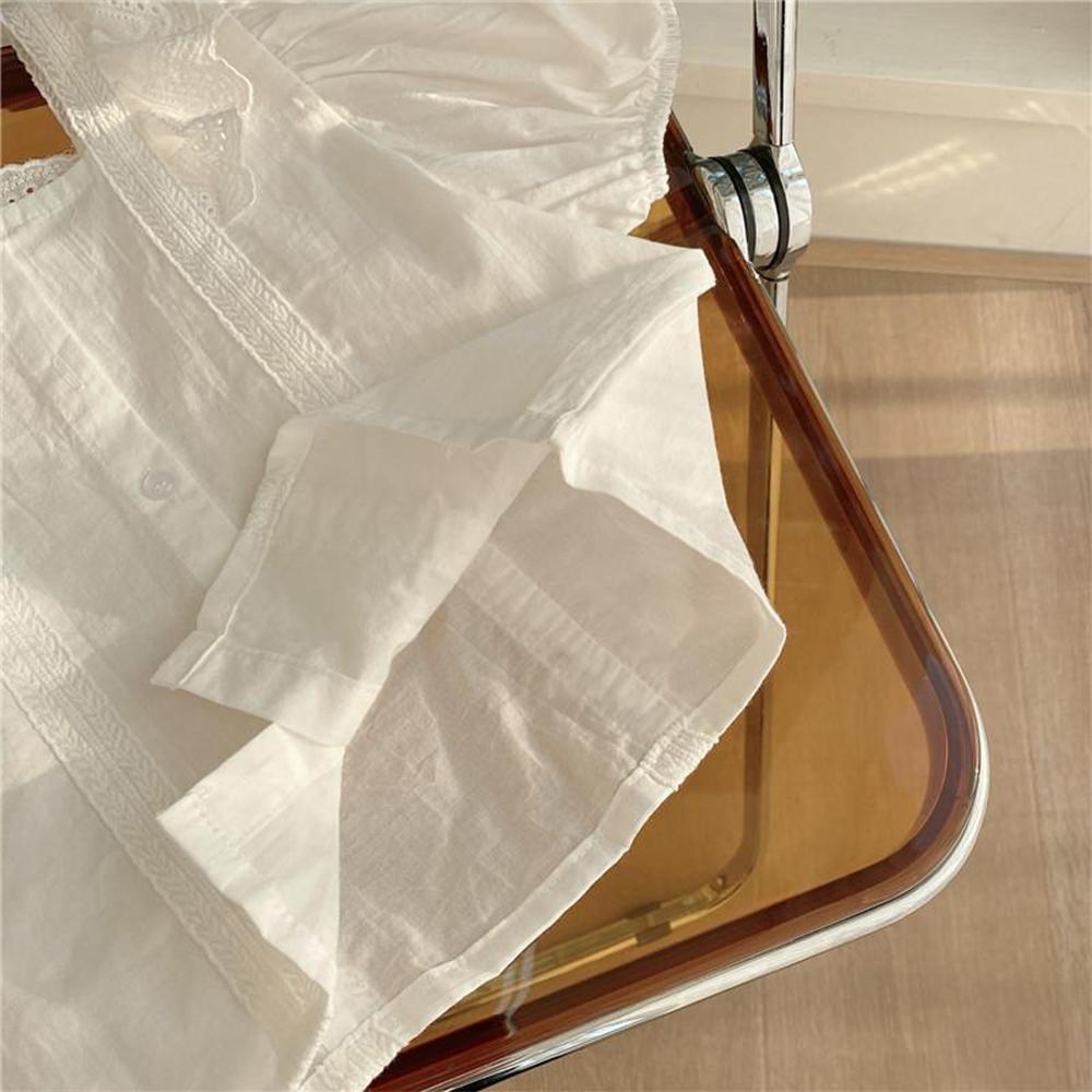 Garnitur dziewczęcy letnia koreańska słodka koronkowa pusta koszula fałszywe dwa spodenki jeansowe ubrania dla dzieci dziewczyny ubrania dla dzieci