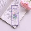 Imitation Organza Bestickte Blumen Lesezeichen Journal Dekoration Lesezeichen Geschenk Für Buchliebhaber
