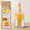 Household Oil Pot Easy Dipping Applying Grease Convenient Cleaning Useful Integrated Design Oil Pot Kitchen Supplies