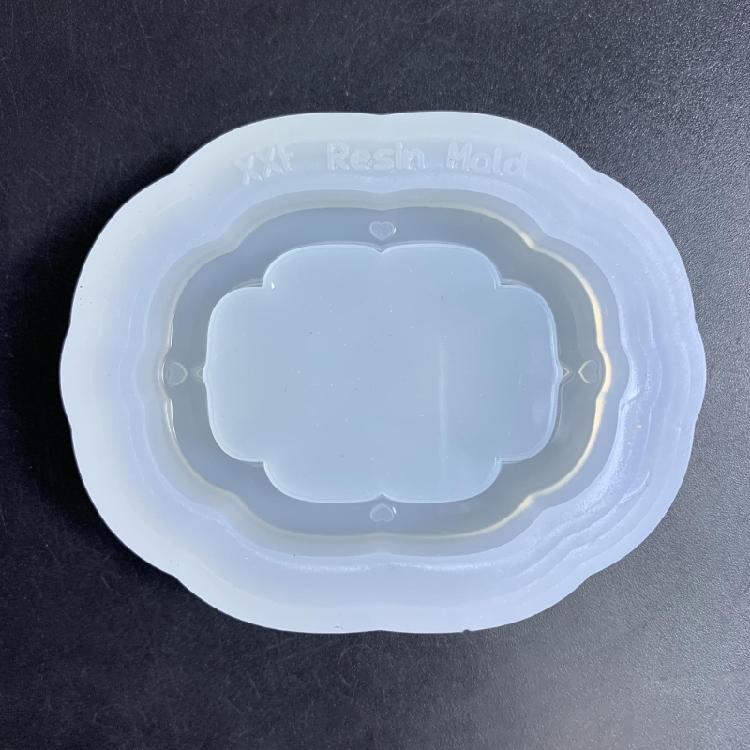 Resin Shaker Mold,Reusable Photo Frame Silicone Quicksand Mould for DIY Crafts