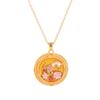 Oil Painting Chinese Style Necklace Fairy Luxury Choker Temperament Pearl Flower Necklace  Women