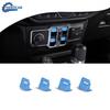 Light Blue Window Control Switch Button Decor Cover Trim For Jeep Wrangler JL JT
