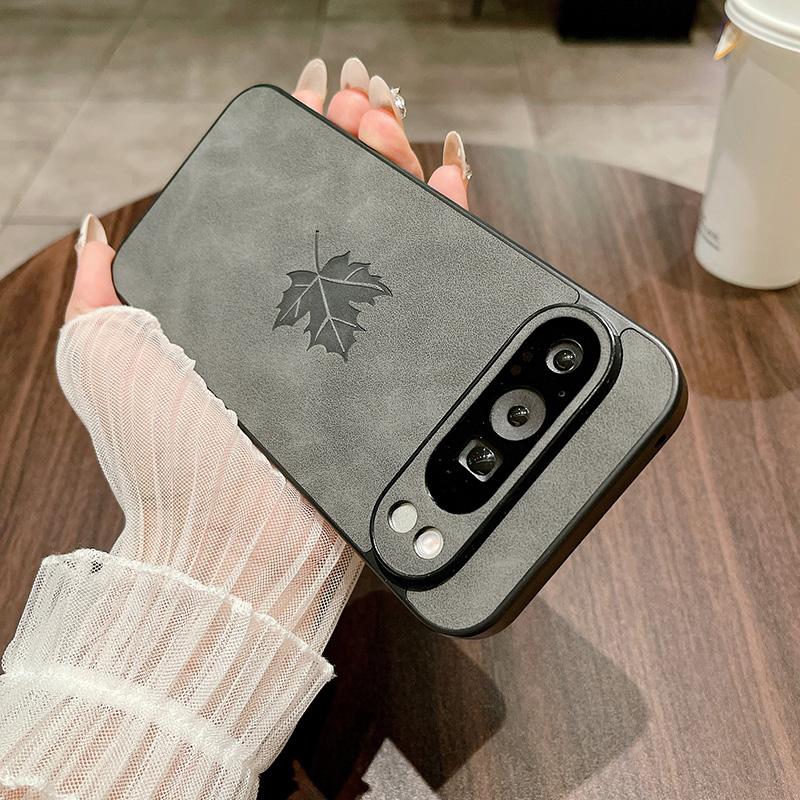Capa Protetora de Lente Completa Para Google Pixel 7 Pro 7A 8 8A 8 Pro Para Pixel 9 Pro XL Capa Traseira de Couro Capa de Telefone Macia à Prova de Choque