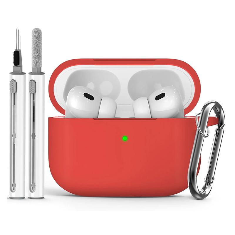 Case For Apple Airpods pro Case Earphone Accessories Wireless Bluetooth Headset Silicone Air Pod Pro 2 Cover With Cleaner Kit