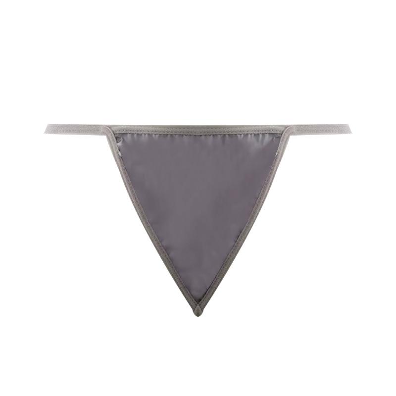 Xianyi Love Underwear New Flirting Temptation Thong Satin Multi-color Open Gear Free Panties One Piece Female K4