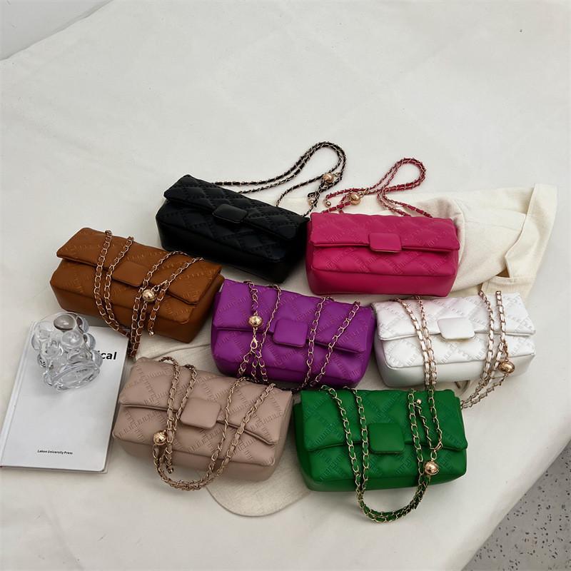 Chic Stylish Pu Leather Crossbody Bag For Women Trendy Small Square Bag