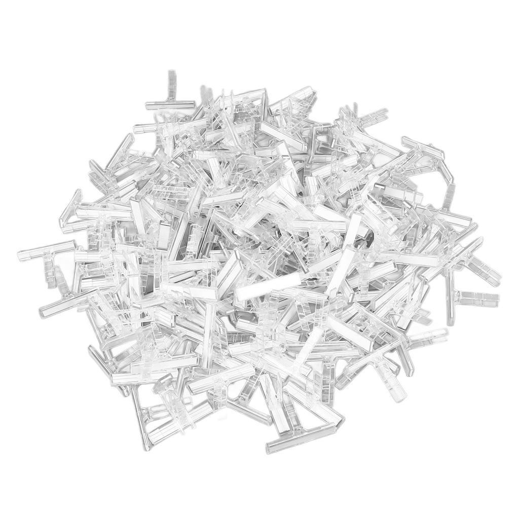 Terminal Marking Clamp PA66 35mm DIN Rail Mounted Transparent Terminal Strip Marking Holder