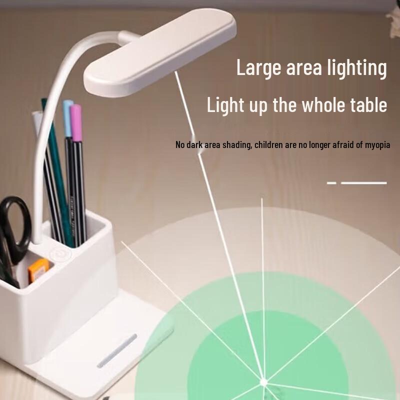 Choworld Smart LED Desk Lamp with Pen Holder