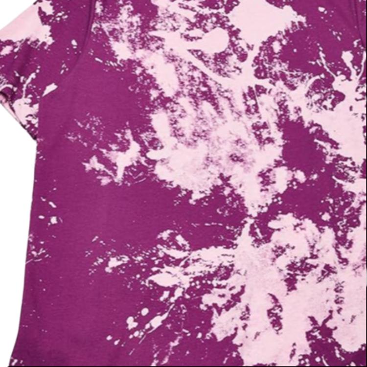 Nike Splash Effect Crew Neck Pullover Short Sleeve T-Shirt Men Tops Pink DZ2729-653