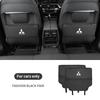 Pour Mitsubishi Outlander Pajero Asx Lancer EX Evolution X Ralliart Protection de dossier de siège de voiture Coussin anti-coup de pied Sac de rangement pour siège arrière