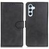 For Samsung Galaxy S24 FE Stand Case Cowhide Texture Leather Phone Cover