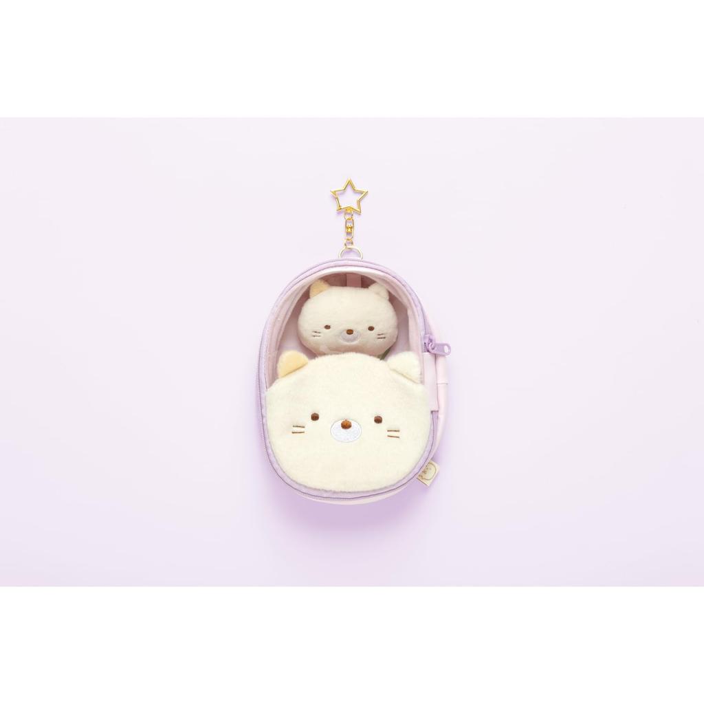 CA44204 Sumikko Gurashi Plush Pouch Cat