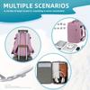 Ideal Practical Multi-Pocket Backpack Multi-Color Choice Adjustable-Strap Lightweight for Daily Use Stylish Functional Bag