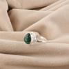 Natural Malachite Gemstone 925 Sterling Silver Women Jewelry Wedding Ring RR-76-25