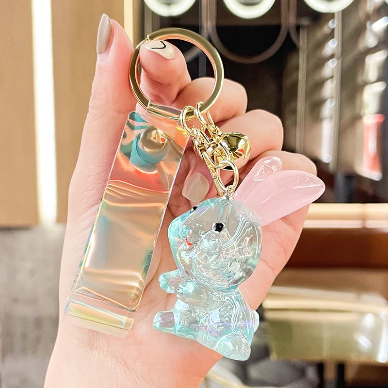 Creative Acrylic Rabbit Keychain & Bag Charm