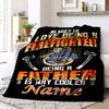 Firefighter Customize Your Name Blanket Warm Comfortable And Soft Blankets Are Suitable For Home Lunch Break Blanket Office Sofa Sofa Gift To