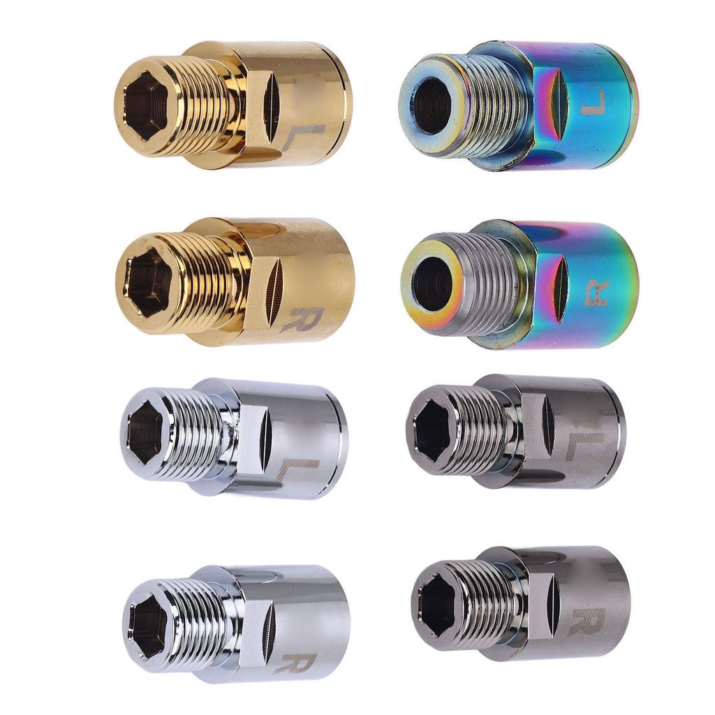 2Pcs Bike Pedal Extension Shaft Ti Alloy Protective Effortless Use Reduce Friction Bike Pedal Extend