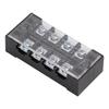 50pcs Terminal Blocks Dual Row 25A 600V Good Electrical Conductivity Screw Terminal Strip Blocks for Distribution Box