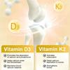 Bcuelov Vitamin D3+K2 Kapseln Fördern die Kalziumaufnahme und erhalten die Immun gesundheit 120 Kapseln
