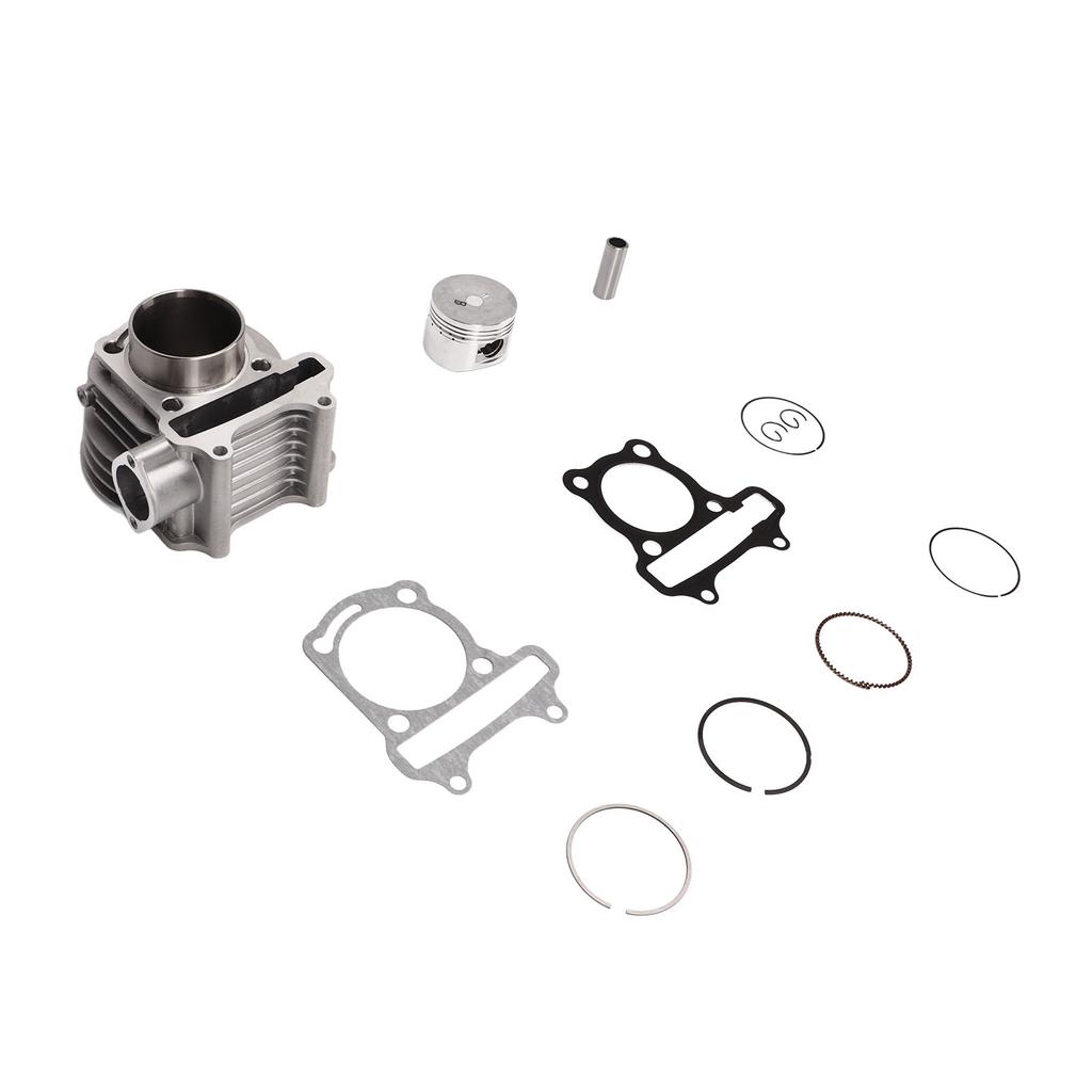 Engine Cylinder Assembly Kit with Piston Gaskets Aluminum Alloy for GY6 4Stroke 125cc Scooter Motorcycle ATV Go Karts