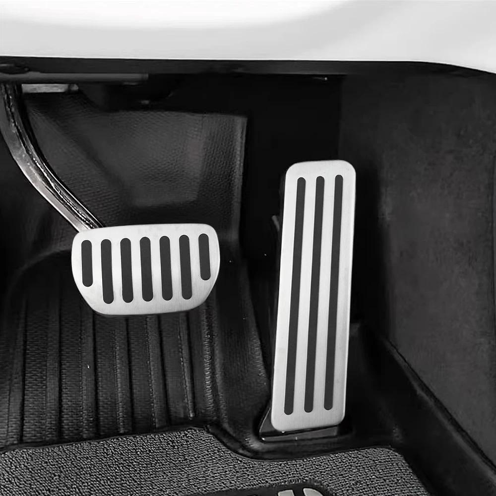 Car Foot Pedals Gas Brake Pedal Cover for Xiaomi Yu7 Su7 2024 2025 2026 Anti-Slip Pad Stainless Steel Interior Accessories