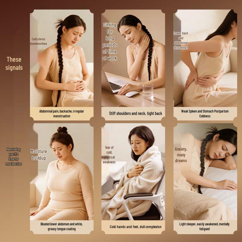 Breo Ginger Xiaozhu A2 Smokeless Portable Electronic Moxibustion Device CN plug (adapter included)