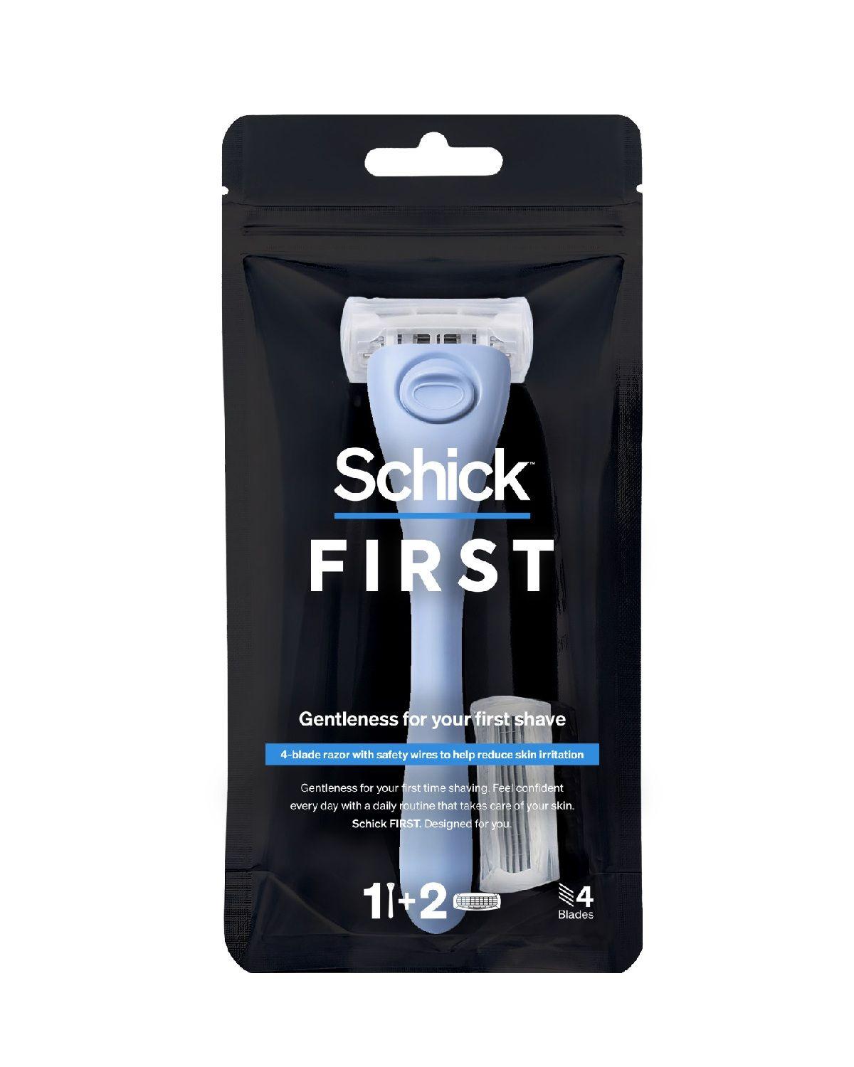 Schick First Ocean Blue Handle + 2 Blades