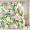 1 pc Fresh Lemon Fruit pattern Shower Curtains Bathroom Polyester Bath Curtains Printing Shower Curtain Decor With Hooks Curtain