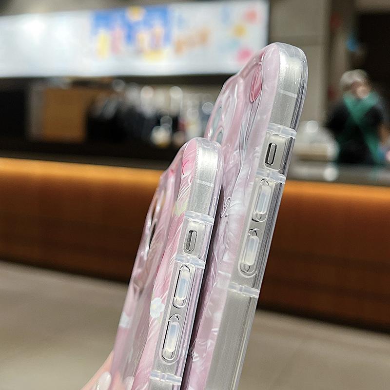 Flower Soft Phone Case for Xiaomi 13T Redmi Note 13 Note 12 Samsung A55 S24 Ultra A35 A54 A53 A34 S23 IPhone 15 11 Reno 11 8T Realme C55 C67 Cover