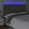 VidaXL LED Headboard Bedroom Furniture Double Bed Accessory Head of Bed Frame Interior Taupe 3122680