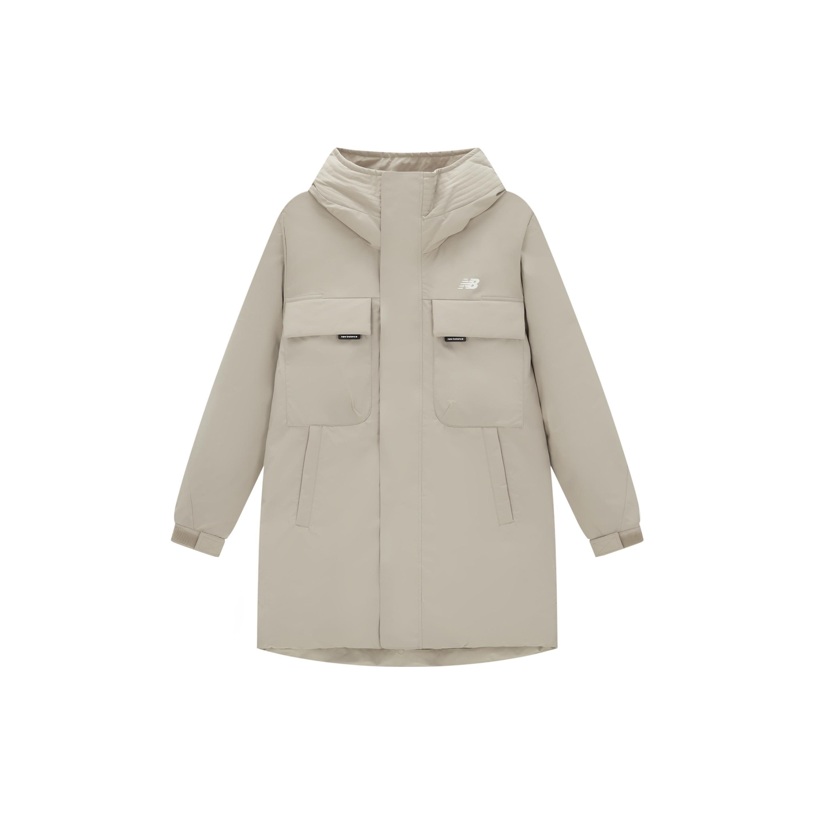 New Balance Warm Down Cargo Jacket Asia Sizing Beige Men s AMJ34300-SEN L