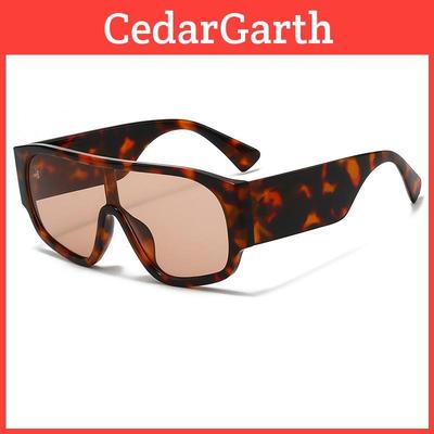 Gafas de Sol Geométricas con Montura Negra Con Protección UV400 Para Actividades al Aire Libre y Moda