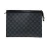 [Pre-Owned] Pochette Voyage MM 'Black Damier Graphite Canvas' - Very Good #5SAD1F